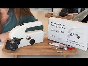 Mini Sewing Machine Kit Mini Portable Handheld Sewing Machines cordless Review