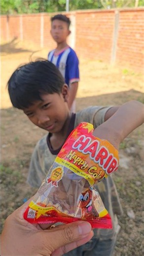 Yummy Chewing HARIBO Happy COLA Gummy Candy 🍬 😋 eating by #villagee #viralvideos #satisfying #fyp