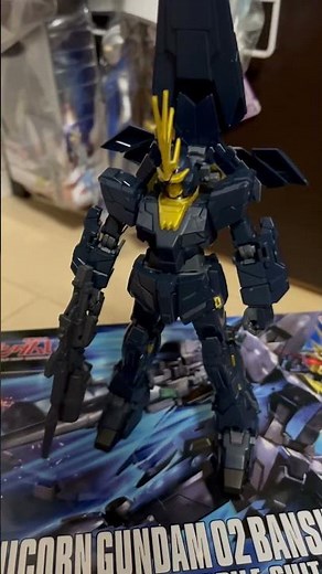 HGユニコーンガンダム2号機 バンシィ･ノルン(ユニコーンモード) 紹介動画 (short ver.) #shorts #ガンプラ