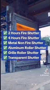 Fire Rated Roller Shutter By Hightex