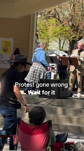 2.2M views · 27K reactions | Heckler at anti-trump/mask “hands off” protest gets the ole 5 finger sign of disapproval | Public Freakout | Facebook