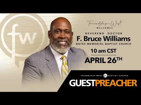 Give Credit Where Credit Is Due! - Rev. Dr. F. Bruce Williams