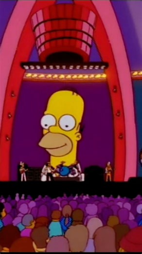 U2 on The Simpsons 28 years ago. Season 9, Episode 22 "Trash of the Titans."