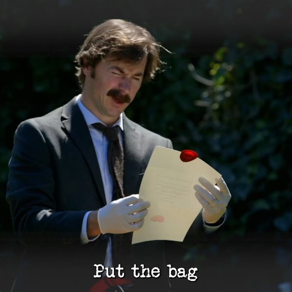 A nurse walking her delusional patient across a field… | Taskmaster