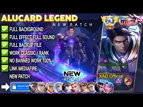 Script Skin Alucard Legend REVAMP - Obsidian Blade No Password | Full Effect Voice | New Patch