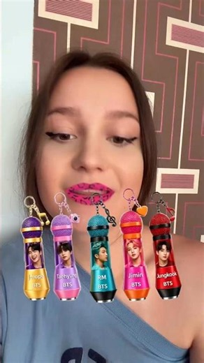 BTS Lipstick color Check #lipstick #btsarmy #bts #beauty #makeup #challenge