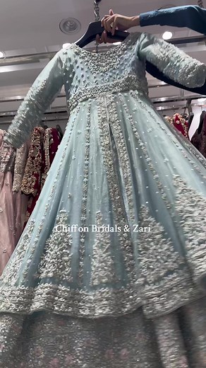 Book your appointment. #chiffonbridals #barat #walima #lehengacholi #bridaldress #wedding #foryou #couture #reels #pakistaniwedding #trending #trending #bride #fyp