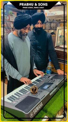Prabhu & Sons Music House LudhianaⓇ on Instagram: "✨ Ajj 2 customers ne Yamaha PSR-I500 (61 Keys) nu play karke check kita te pasand aake buy vi kar laya 🎶❤️ Indian & Western tones, built-in rhythms, songs te lesson function — learning te performance dono layi perfect keyboard 🔥 When customers play, feel and choose — that’s real trust 🙏 Available at Prabhu & Sons Music House, Ludhiana – India’s Number One Music Shop ⚡ Account managed by @meet.bhatia7 Yamaha PSR I500 keyboard Yamaha PSR I500 L