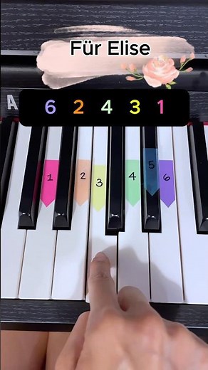 Learn 🎶 Für Elise - Easiest Way! #easypiano #fürelise #furelise #beethoven #pianotutorial