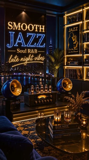 Smooth Jazz & Soul R&B 24/7 – Midnight Jazz Lounge | Relaxing Instrumental Vibes, VOL 16