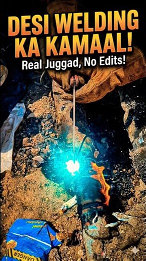 Perfect Arc Welding on Site! #FieldWelder