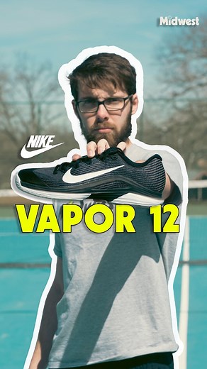 #1 Court Shoe in 2025 👟 🔥 Speed meets comfort in the Vapor 12 The Nike Zoom Vapor 12 is built for explosive movement, with a lightweight mesh upper, adaptive lacing, and Zoom Air cushioning. #tennis #tennisshoes | Midwest Racquet Sports