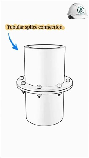 🔩 What is a Tubular Splice Connection? #home #civilengineering #construction #interiordesign
