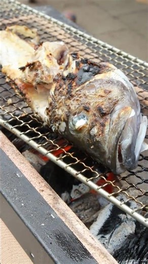 cooking a fish head — Ochazuke
