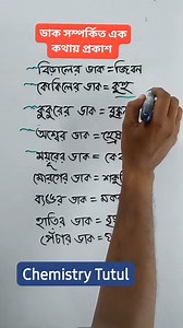 93K views · 597 reactions | এক কথায় প্রকাশ। #education #reelsvideoシ #reelsfbシ #reelsviralfb #বাংলা #ব্যাকরণ | Chemistry TUTUL | Facebook