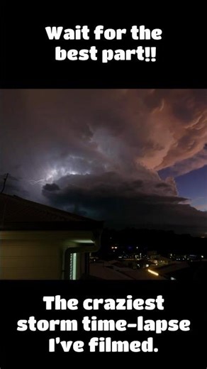 The craziest time-lapse I’ve filmed yet #shorts