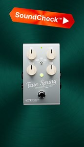 It's True Spring Reverb day! Leo Fender inspired spring reverbs and three types of tremolo in a single pedal! We just released our collection of True Spring presets for SoundCheck in the Neuro 3 app. Check them out in Neuro - https://links.sourceaudio.net/story?productId=247&currentStoryId=PyyKODf1TE And don't forget to leave a comment in one of the Neuro 3 preset's comments section and you will be entered to win a True Spring! | Source Audio