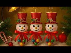 Super Easy Christmas Snowmen 🌲⛄ | The Result Was Amazing — They Went Viral Fast!