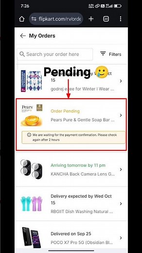 Flipkart Pending Problem?🥲 What Happens Now Order Confirm Or Payment Back?