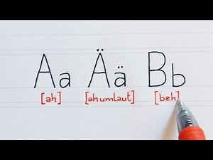 Learn how to neatly write & correctly spell German letters | The ultimate handwriting tutorial