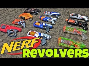 Nerf Revolver Collection! (Maverick, Strongarm, etc.)