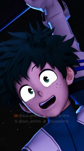 Deku hanging out :) #susanims #mha #bnha #animation | Susanims