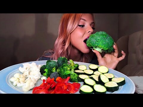 ASMR Veggie Platter (EXTREME CRUNCHY EATING SOUNDS) Mukbang