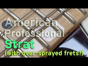 Fender American Professional Strat set up