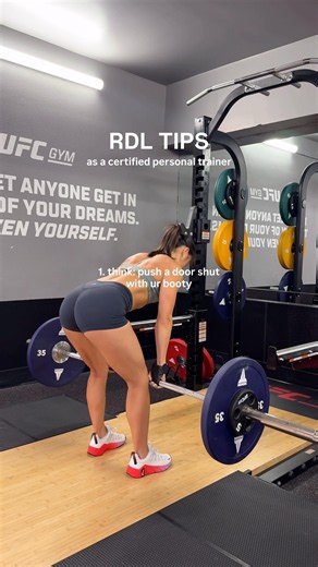 tips from ur personal trainer #rdl #romaniandeadlift #exercisetutorial #gymgirl #hamstringexercise