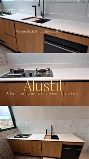 Alustil Aluminium Kitchen Cabinet for Muji-Inspired. Minimal Space. Maximum Function. #kitchen