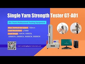 Single Yarn Strength Tester GT-A01