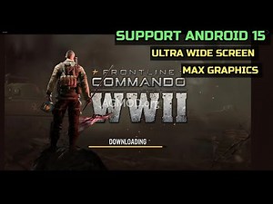FRONTLINE COMMANDO: WW2 v1.1.0 (install game android 15) Gameplay offline
