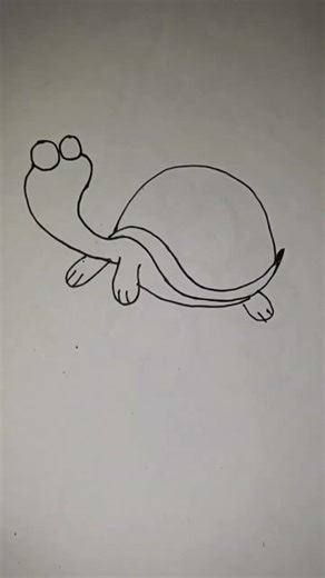 How to draw a Turtle 🐢 easy drawing #drawing #yt