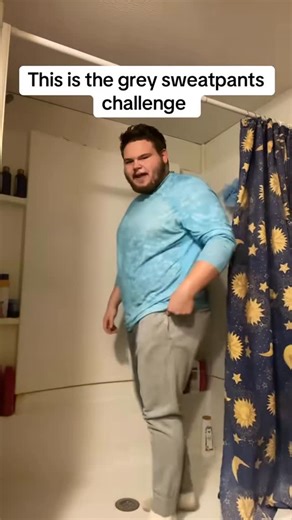 Tub of lard on Instagram: "This is the grey sweatpants challenge #challenge #challenges #reels #trending #lol #viralvideos"