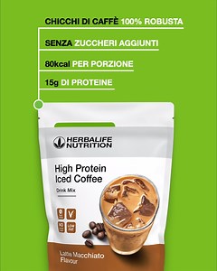 Un boost per la vostra pausa caffè? High Protein Iced Coffee è uno snack delizioso e proteico! | Herbalife