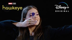 Who’s the better archer IRL? 🏹 Watch Jeremy Renner and Hailee Steinfeld from Marvel Studios’ #Hawkeye in the Marksman Challenge! | Disney