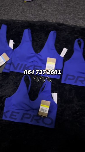 Blue Nike Bro Sports Bra Available 🔌 R550 each 💙🛍️ From Size S&M #Terial #nike @Terial X Shaun🥷🖤