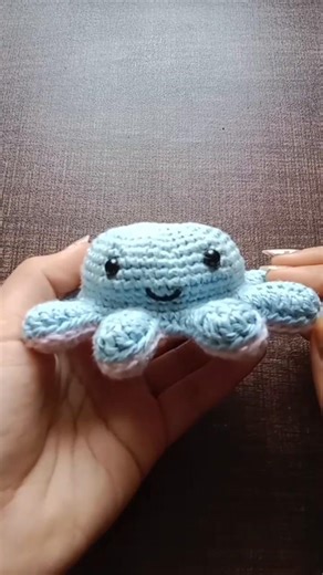 Crochet reversible octopus #crochet #youtubeshorts #shortfeed #shorts #viral