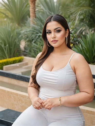 Dubai Princess Plus Size Beauty in Ethnic Fashion