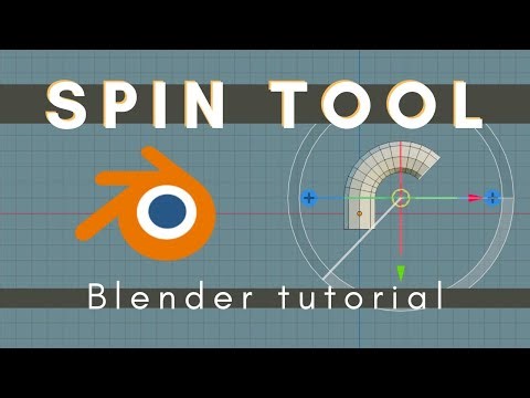 Blender Spin Tool Tutorial | How to use the spin tool in your modeling
