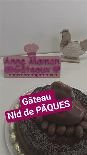 Gâteau Nid de Pâques tout chocolat 🍫 – Cake Factory Infinity