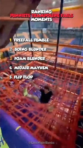 Ranking Funniest Trampoline Fails😭
