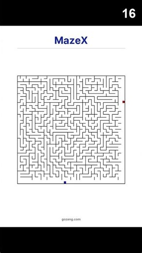 Free Printable Maze for Adults #1 | Advanced Brain Teaser #Shorts