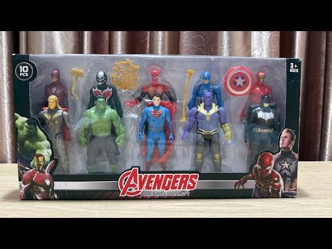 Deep Sleep ASMR Avengers Action Figures (No Talking) | Relaxing 4K Sounds