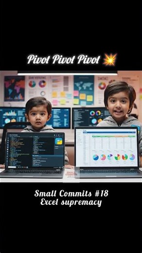 We look up to Excel 😅 | Like, share and subscribe to @smallcommits 😄