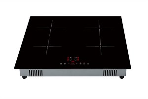 [Hot Item] Home Kitchen Built-in 60cm 220V 4-Burner Smart Induction Cooker Black Glass Induction Hob with Certificate