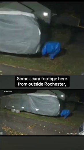 Scary security camera footage from outside Rochester, New York shows flames shooting out of a home after an explosion. The home collapsed immediately, as the fire spread to the next house over — but it’s not clear why it happened. Those inside managed to escape. | CBS Mornings