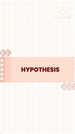 Hypothesis | Psychology Edexcel Alevel #edexcel #alevel #psychology #hypothesis