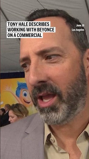 Tony Hale describes working with Beyoncé on a commercial