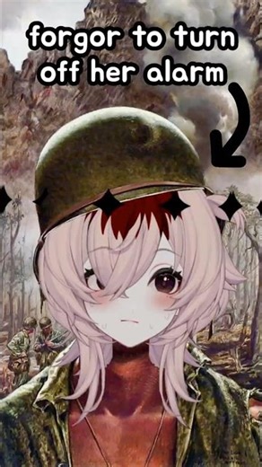 i forgor to turn off my alarm before stream... #vtuber #vtuberclips